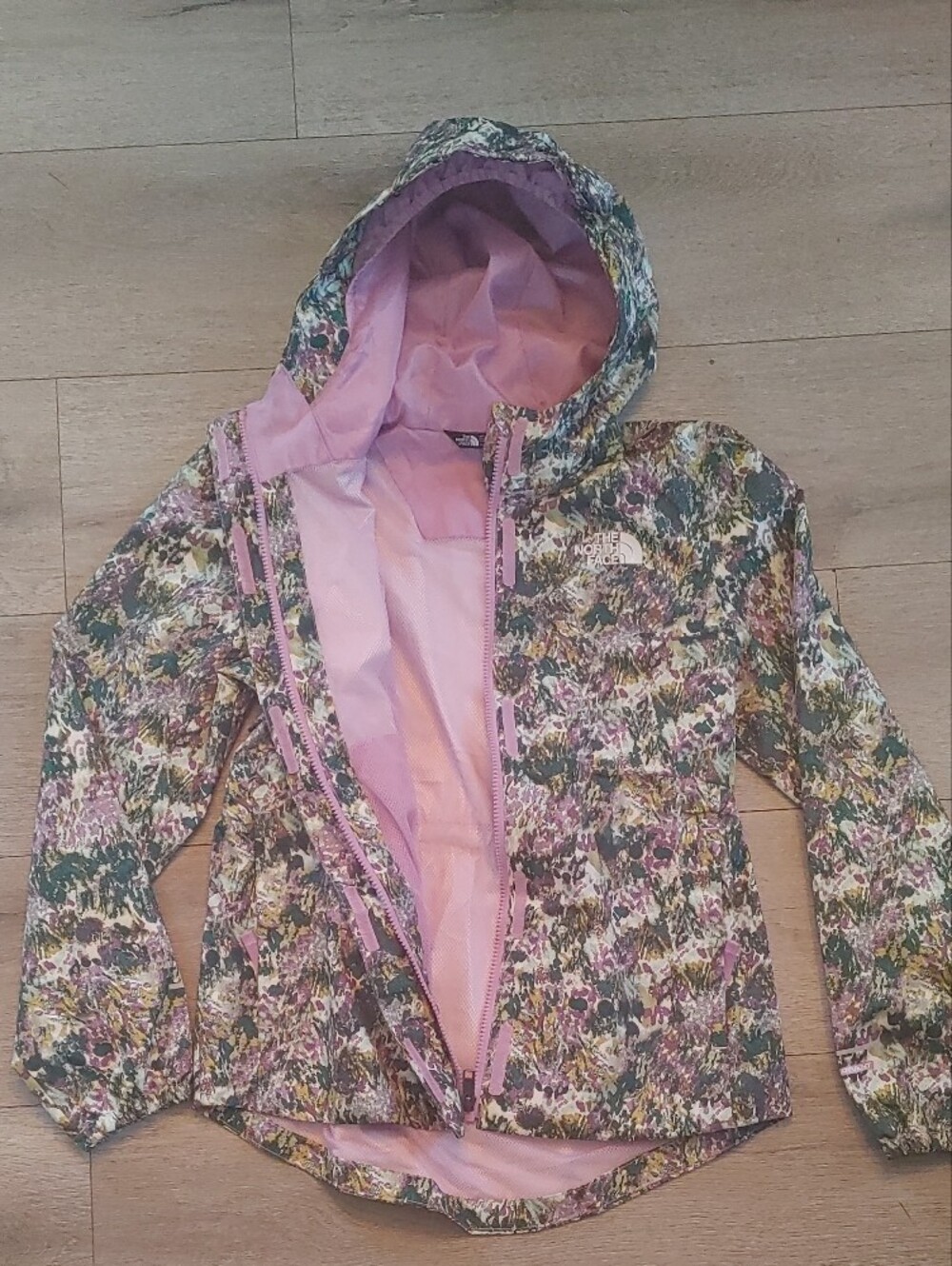 The North Face Kids' Floral Hooded Rain Coat